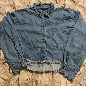 Kendall & Kylie Cropped Flannel (XS)